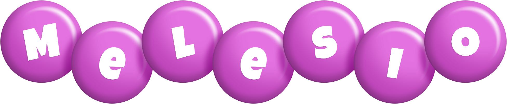 Melesio candy-purple logo