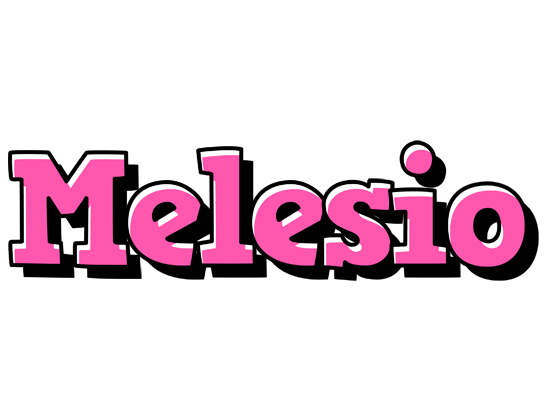 Melesio girlish logo