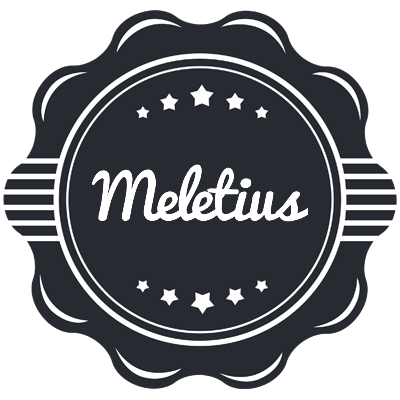 Meletius badge logo