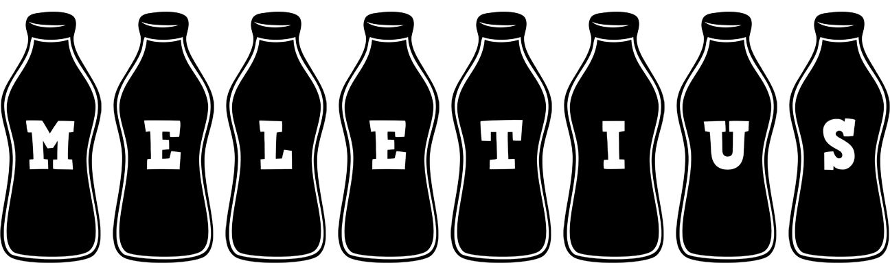 Meletius bottle logo