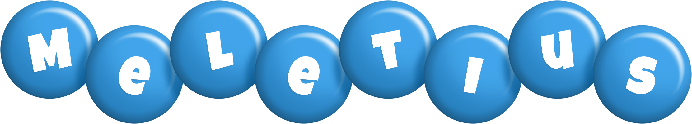 Meletius candy-blue logo