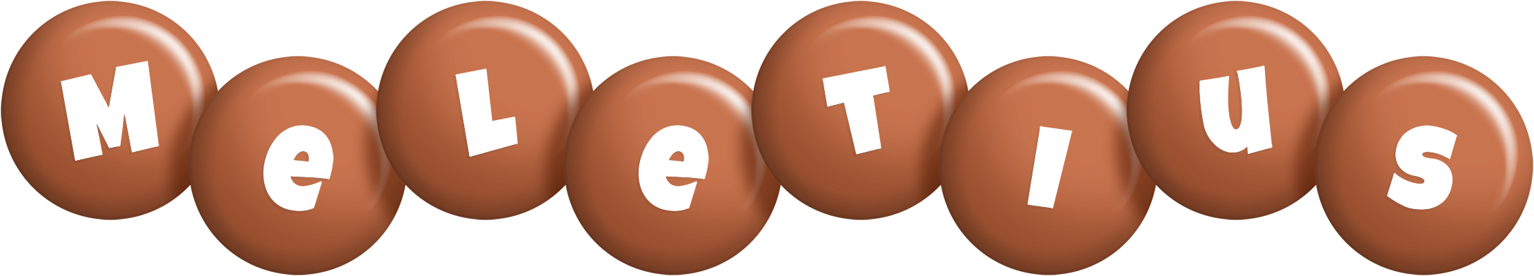 Meletius candy-brown logo