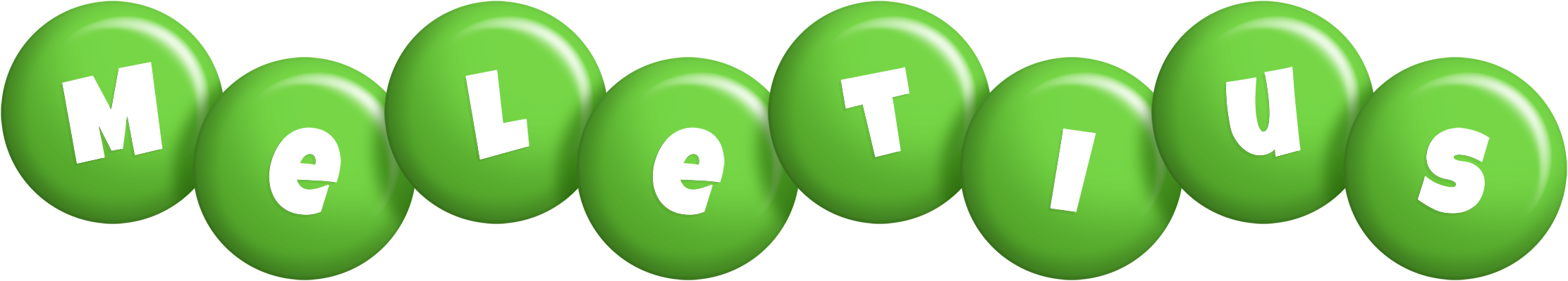 Meletius candy-green logo