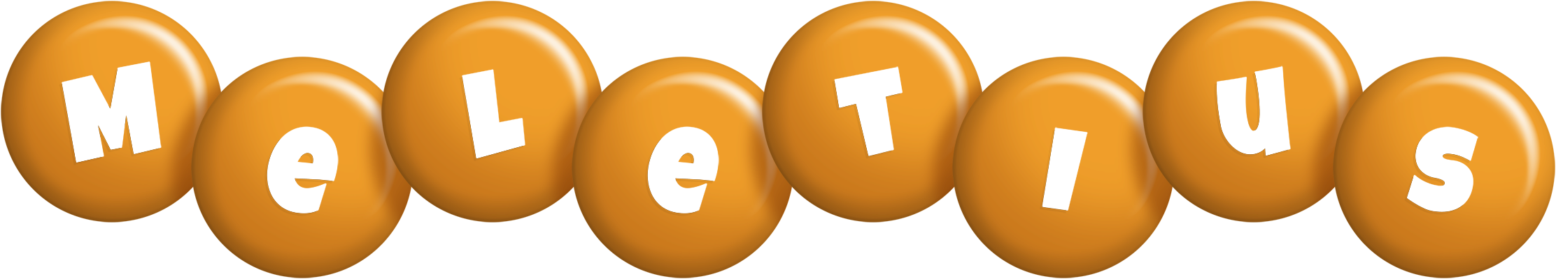 Meletius candy-orange logo
