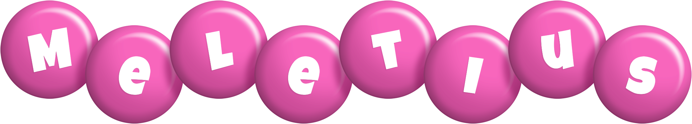 Meletius candy-pink logo