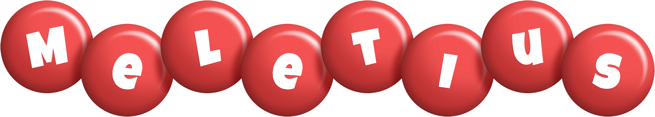 Meletius candy-red logo