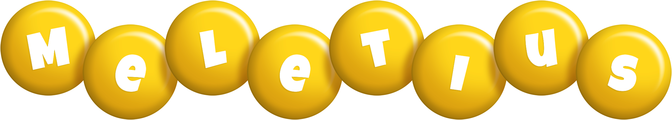 Meletius candy-yellow logo