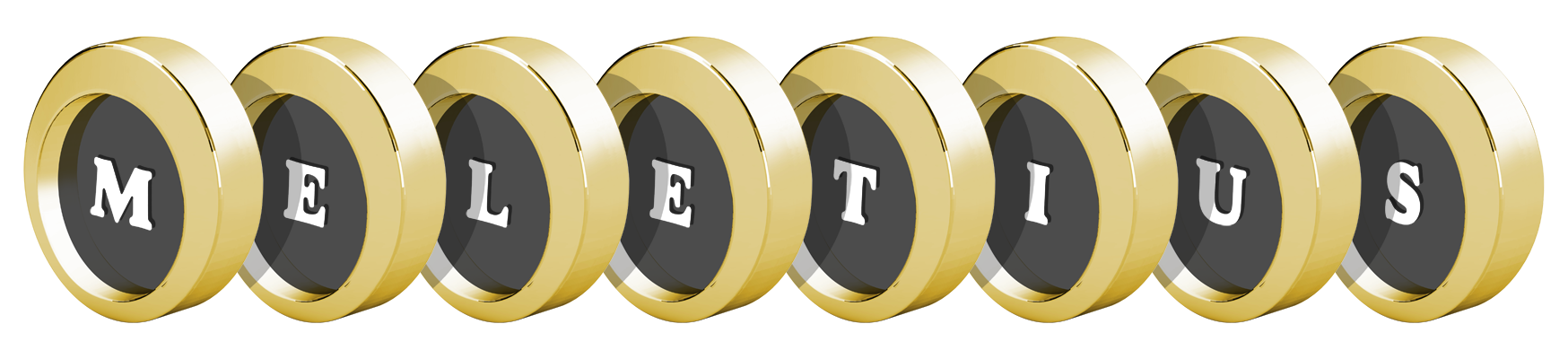 Meletius gold logo