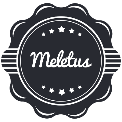 Meletus badge logo