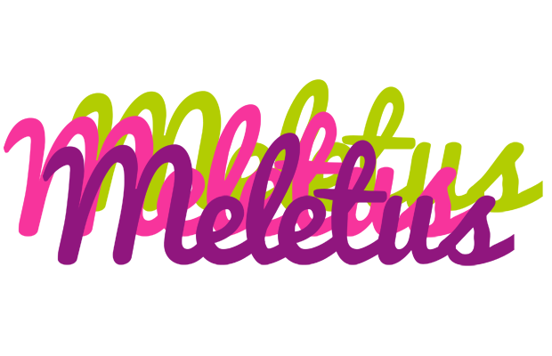 Meletus flowers logo