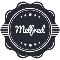 Melfred badge logo