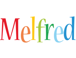 Melfred birthday logo