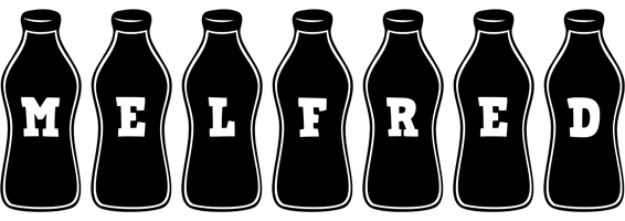 Melfred bottle logo