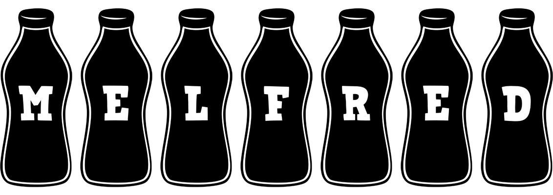 Melfred bottle logo