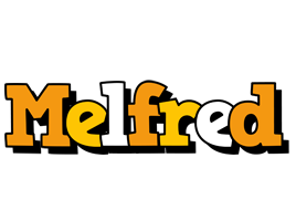 Melfred cartoon logo