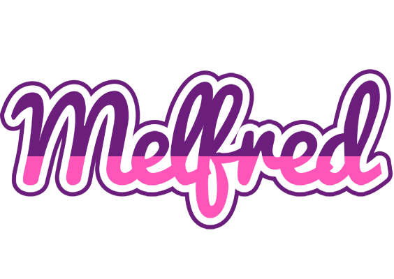 Melfred cheerful logo
