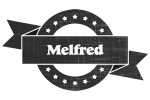 Melfred grunge logo