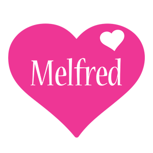 Melfred love-heart logo