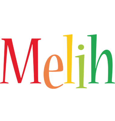 Melih birthday logo