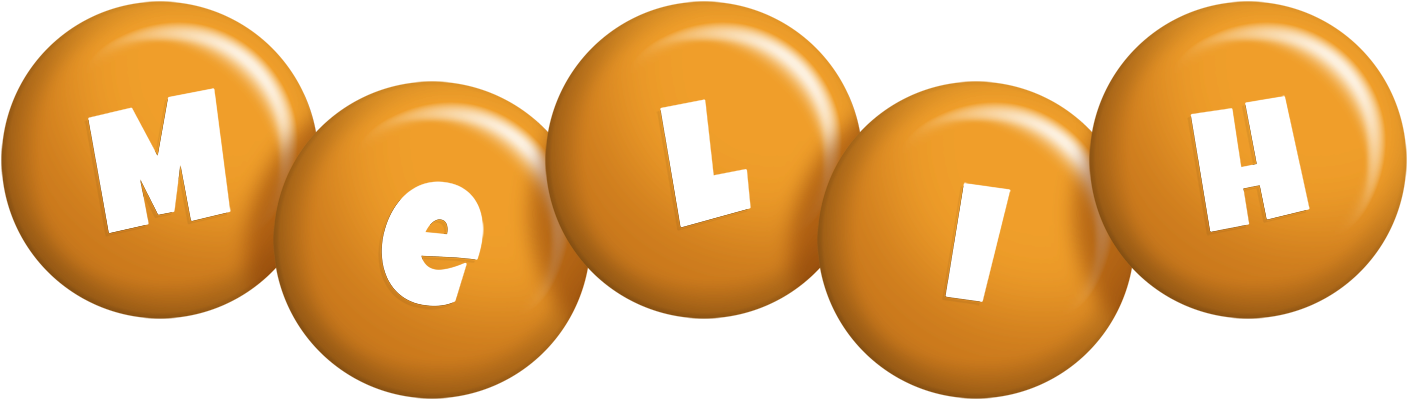 Melih candy-orange logo