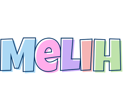 Melih pastel logo