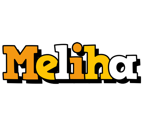 Meliha cartoon logo