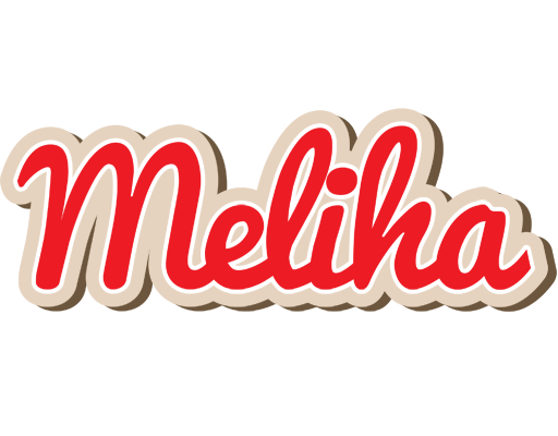 Meliha chocolate logo