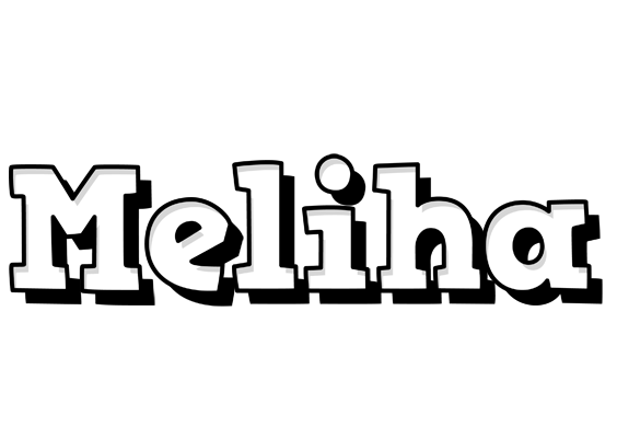 Meliha snowing logo