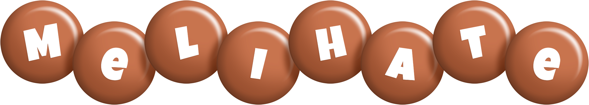 Melihate candy-brown logo
