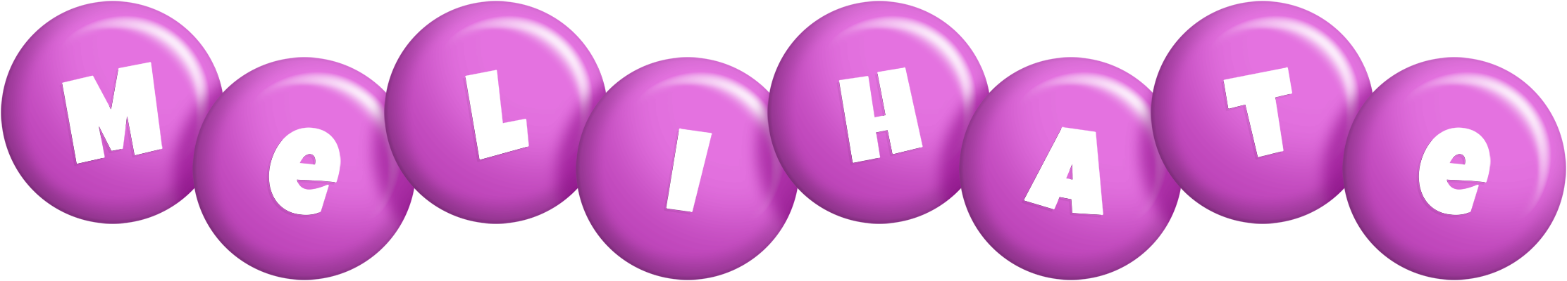 Melihate candy-purple logo