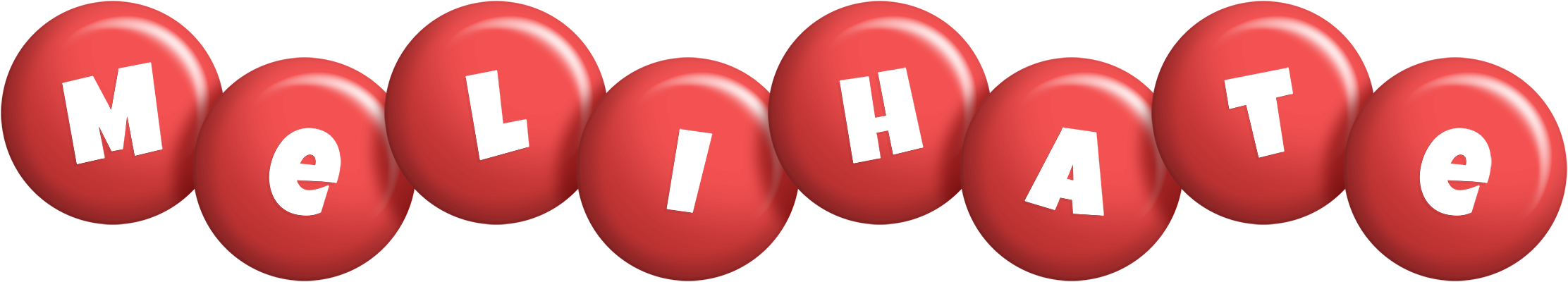 Melihate candy-red logo