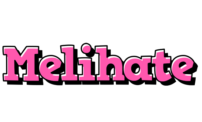 Melihate girlish logo