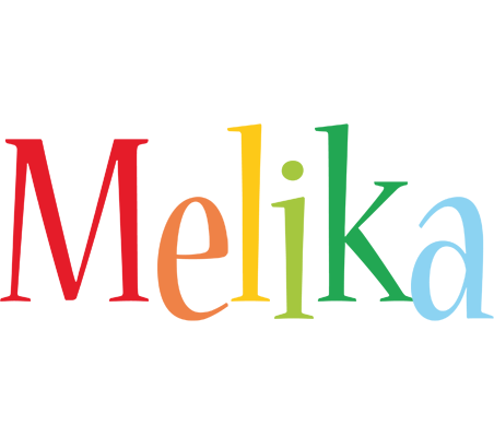 Melika birthday logo