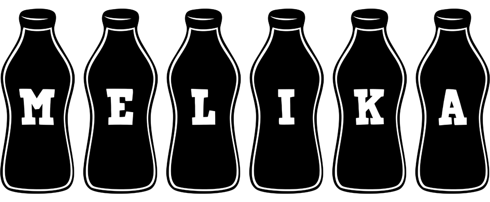 Melika bottle logo