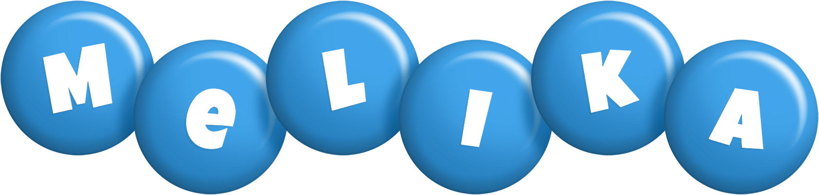 Melika candy-blue logo
