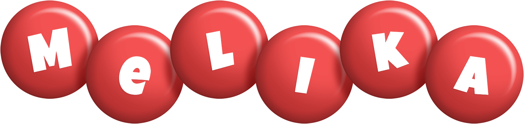 Melika candy-red logo