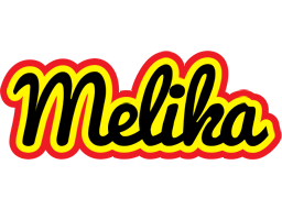 Melika flaming logo