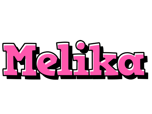 Melika girlish logo