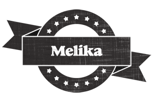 Melika grunge logo