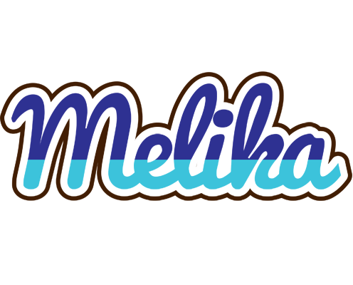 Melika raining logo