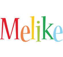 Melike birthday logo