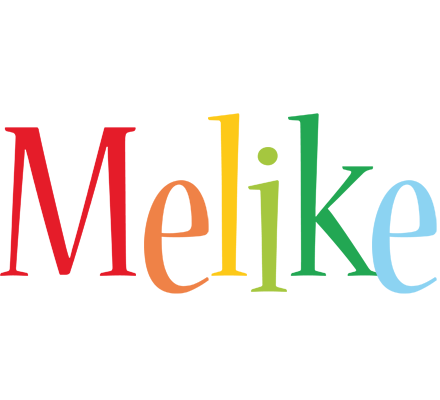 Melike birthday logo