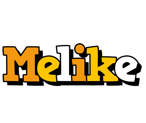 Melike cartoon logo