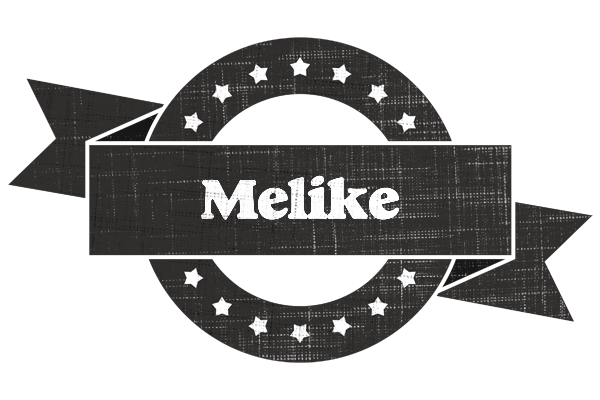 Melike grunge logo