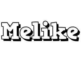 Melike snowing logo