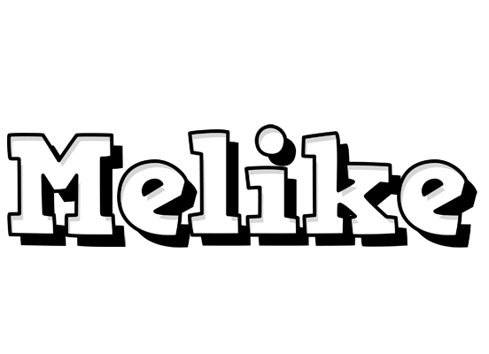 Melike snowing logo