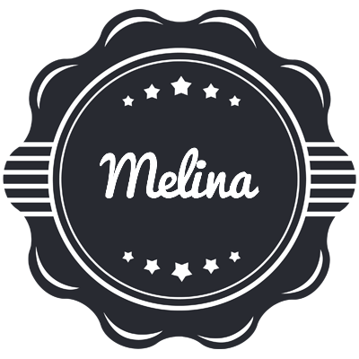 Melina badge logo