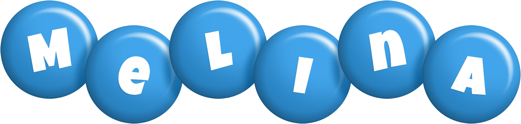 Melina candy-blue logo