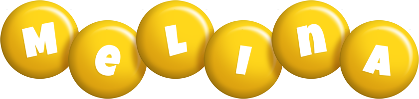 Melina candy-yellow logo