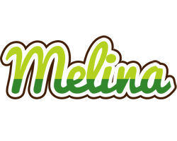 Melina golfing logo